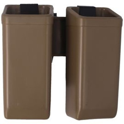 ESP - Ładownica na dwa magazynki 9 mm / .40 - Montaż do pasa UBC-03 - Khaki - MH-MH-34 KH