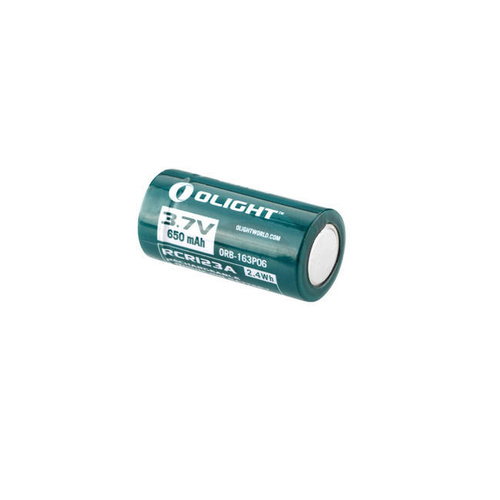 Olight - Wiederaufladbarer Li-Ionen-Akku - RCR123A 3,7V 650 mAh
