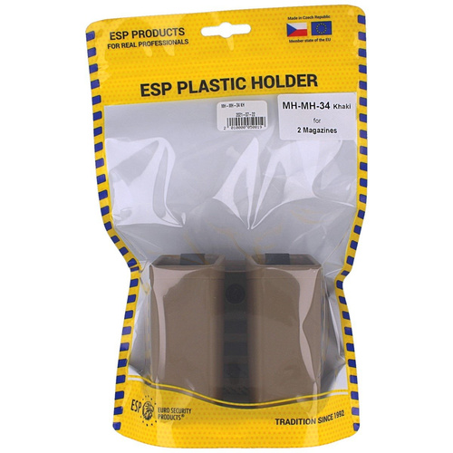 ESP - Double Magazine Pouch for 9 mm / .40 with UBC-03 belt attachment - MH-MH-34 KH