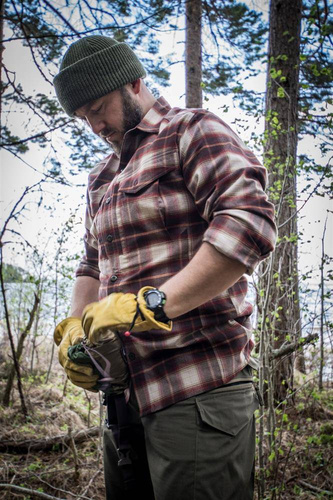 Helikon - Koszula Defender Mk2 Pilgrim Shirt - Rust Plaid - KO-DPG-SR-P9