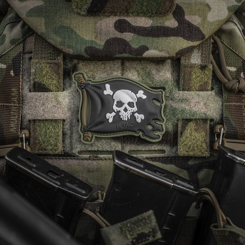 M-Tac - Jolly Roger Aufnäher - PVC - Olive Drab - 51116801