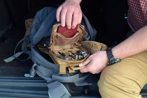 Helikon - Panel na rzep Insert MOLLE Adapter 2 - Cordura - Shadow Grey - IN-MA2-CD-35