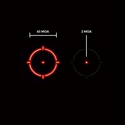 Holosun - HS515CM Dot & Circle Multi Reticle Sight - Solar Panel