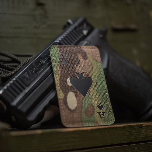 M-Tac - Militär-Patch - Ace of Spades - Multicam / Schwarz - 51109802