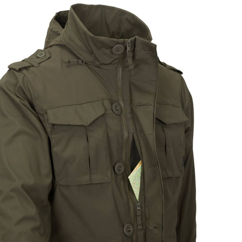 Helikon - Militärjacke Covert M65 - Erdbraun/Schwarz - KU-C65-DC-0A01A