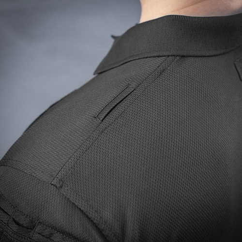 M-Tac - Polohemd Elite Tactical Coolmax - Schwarz - 80010002