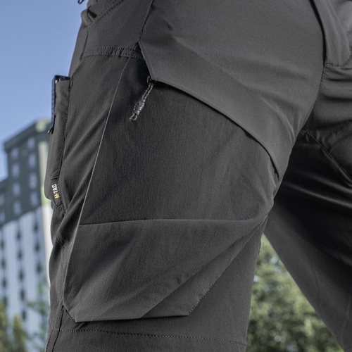 M-Tac - Tactical Shorts Rubicon Flex - 4-Way Stretch - YKK - Black - 20070002