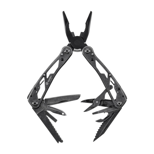 Ganzo - Multitool With Nozzle Set - 11 Tools - Black - G202B-S