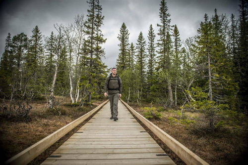 Helikon - Jacket Wolfhound Hoodie - Windpack Nylon - PenCott WildWood - KU-WLH-NL-45