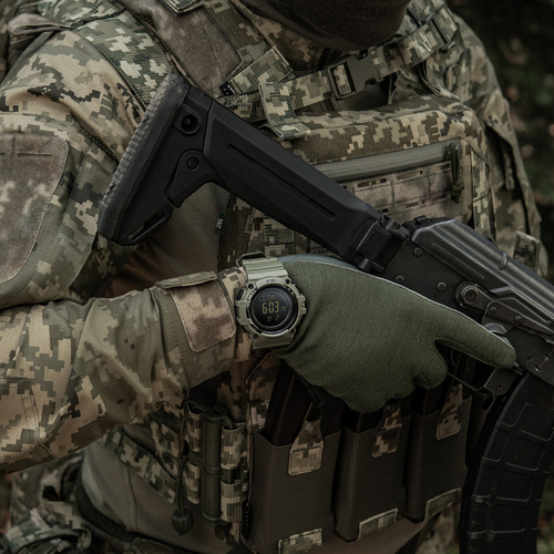 M-Tac - Taktische Uhr mit Kompass 2233 - Ranger Green - 50010001
