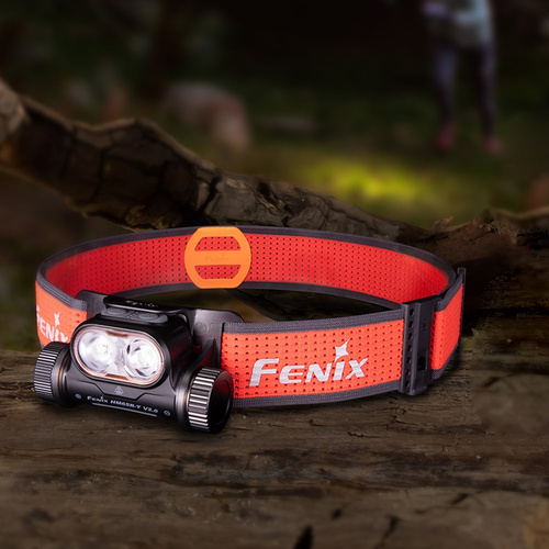 Fenix - LED-Stirnlampe HM65R-T V2.0 - 1600 lm - Schwarz/Rot - HM65R-T V2.0