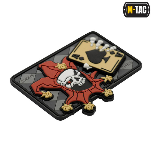 M-Tac - Morale Patch - Joker Skull 3D PVC - Black - 51120000