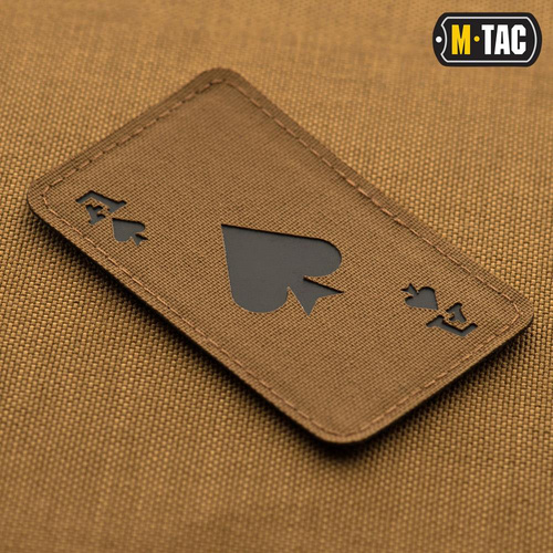 M-Tac - Militär-Patch - Ace of Spades - Coyote / Schwarz - 51109502