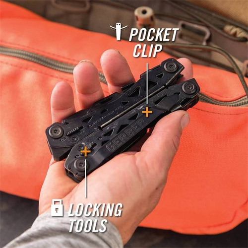 Gerber - Multitool Suspension NXT Schwarz - 15 Werkzeuge - Schwarz - 30-001778
