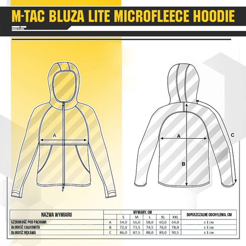 M-Tac - Men's Hoodie Lite Microfleece - Dark Olive - 20026048
