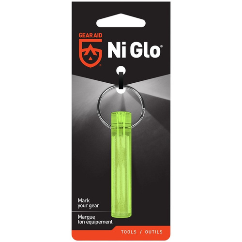 Ni-Glo - Brelok z kółkiem do kluczy Gear Marker - Polimer - Crystal Clear - 91500