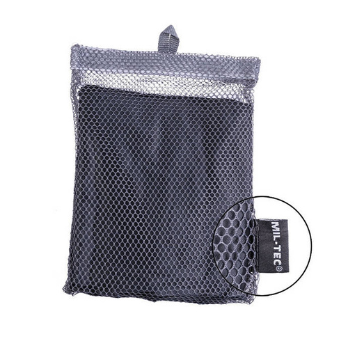 Mil-Tec - Lekkie ponczo przeciwdeszczowe - PVC - Czarny - 10628502
