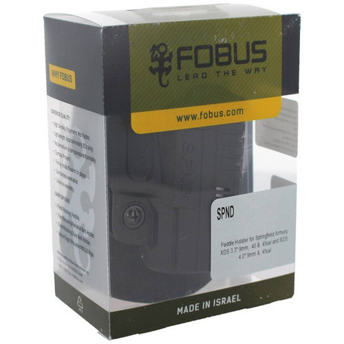 Fobus - OWB Holster HS Produkt, Springfield: XDS 3.3 und 4 - Roto Flipper - Rechts - Schwarz - SPND RT