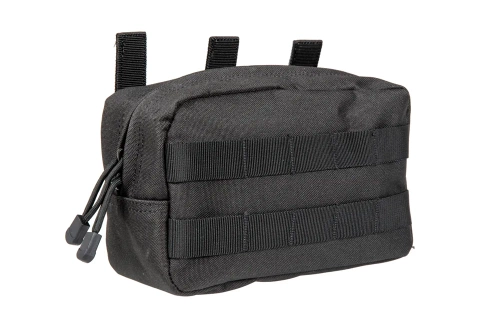 GFC Tactical - Horizontale Mittle Cargo Tasche - Schwarz - GFT-19-019550