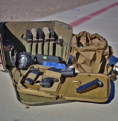 Helikon - Pokrowiec na dwa pistolety Double Pistol Wallet®- Czarny - MO-DPW-CD-01