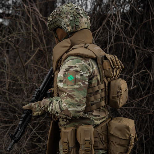 M-Tac - Naszywka Szczęśliwa Karta - Cordura 500D - Koniczyna - Coyote - 51391005