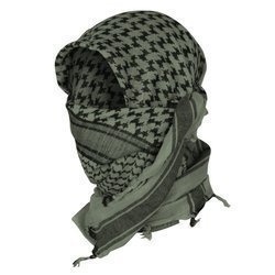 Mil-Tec - Kopftuch Shemagh Arafat - 100% Baumwolle - Grün-Schwarz - 12610000