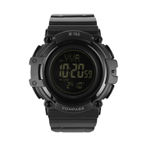M-Tac - Taktische Uhr mit Kompass 2233 - Schwarz - 50010002