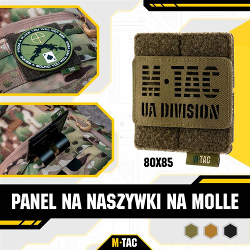 M-Tac - Panel Molle na naszywki - 80 mm x 85 mm - Oliwkowy
