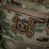 M-Tac - Kitty Outline Patch - Embroidery - Yellow and Blue Bow - Coyote - 51386205