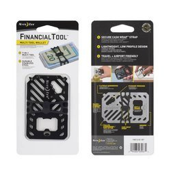 Nite Ize - FinancialTool Multi Tool Wallet - Schwarz - FMT2-01-R7