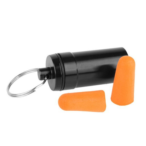 Earmor - Ohrstöpsel-Aluminium-Behälter + MaxDefense Ohrstöpsel - S15