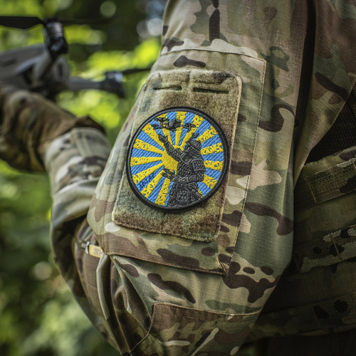 M-Tac - Way of the Samurai Patch - Embroidery - Yellow/Blue - 51426002