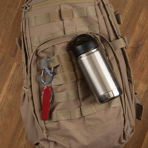 Nite Ize - Karabinek S-Biner® SlideLock® Aluminum #3 - Niebieski - LSBA3-03-R6