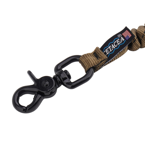 Cetacea Tactical - Trigger Snap Covered Mini Coil Tether - Olive Drab - TA-MCT3-OD