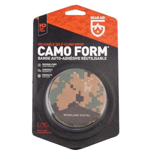 Gear Aid - Camo Form Reusable Wrap - Digital Woodland - 19412