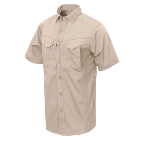 Helikon - Shirt Defender Mk2 - Short Sleeve - PolyCo Ripstop - Khaki - KO-DS2-PR-13