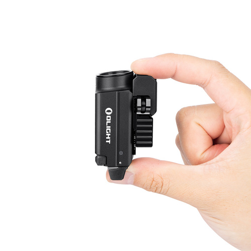 Olight - Latarka taktyczna na broń z celownikiem laserowym BALDR S - 800 lumenów - Czarna