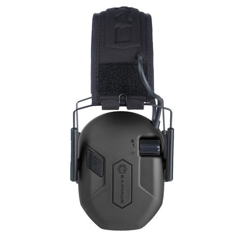 Earmor - Aktiver Gehörschutz M300T - NRR 23 dB - Bluetooth 5.4 - Schwarz - M300T-BLK