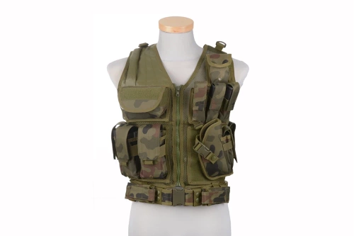 GFC Tactical - Taktische Weste KAM-39 - Polnisch Woodland - GFT-18-011415