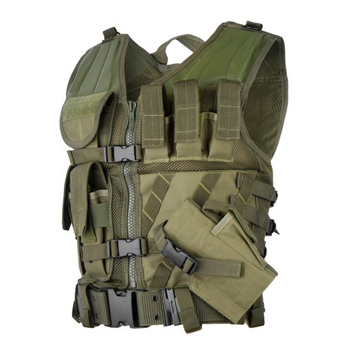 Mil-Tec - Kamizelka taktyczna USMC - Zielony OD - 10720001