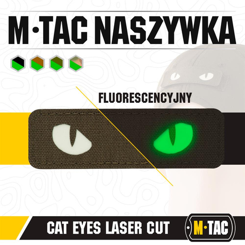 M-Tac - Naszywka Morale Patch - Cat Eyes - Ranger Green - 51009239