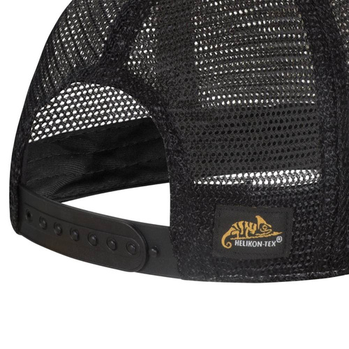 Helikon - Trucker Cap - Dirty Washed Black / Black - CZ-PTC-DW-0T01A