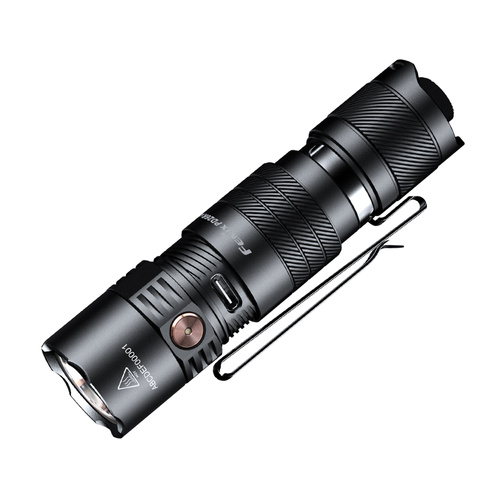 Fenix - Taktische LED-Taschenlampe PD26R ACE mit 1600 mAh Akku - 1300 lm - Schwarz - PD26R ACE