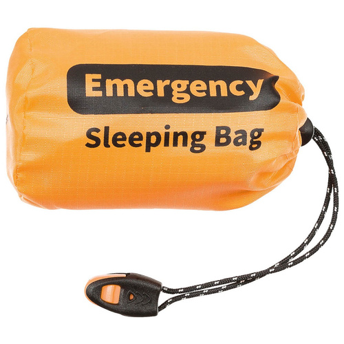 Fox Outdoor - Notfall Thermal Schlafsack mit Flint - Orange - 31100