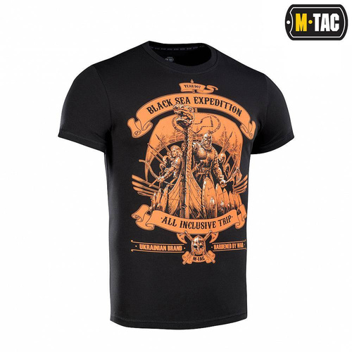 M-Tac - Black Sea Expedition T-Shirt für Männer - Schwarz - 80025002