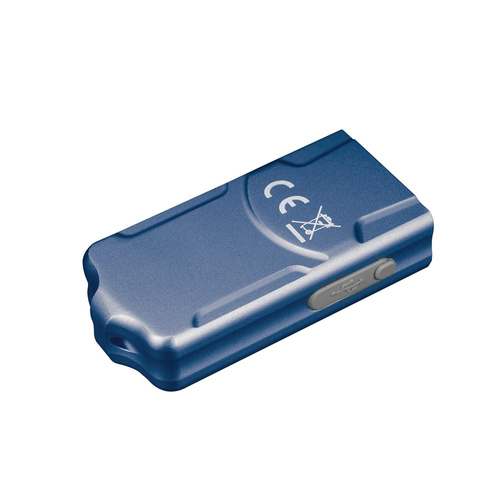  Fenix - LED-Taschenlampe E03R V2 - 500 lm - Mit 400 mAh Akku - Blau - E03RV2BL