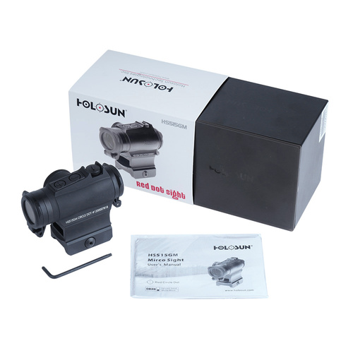 Holosun - Rotpunktvisier HS515GM - Multi-Absehen - Schwarz - HS515GM