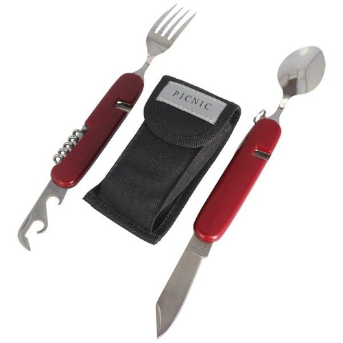 Herbertz - Scyzoryk, niezbędnik turystyczny z etui - 618412