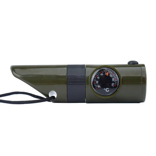 Mil-Tec - Gwizdek survivalowy 6w1 - Zielony - 16328401