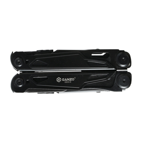 Ganzo - Multitool mit Bit-Set G303-B - 14 Werkzeuge - Schwarz - G303-B